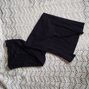 Forever 21 Black Ribbed Bodycon Dress, Size XS